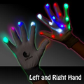 Light Up LED Rainbow Gloves